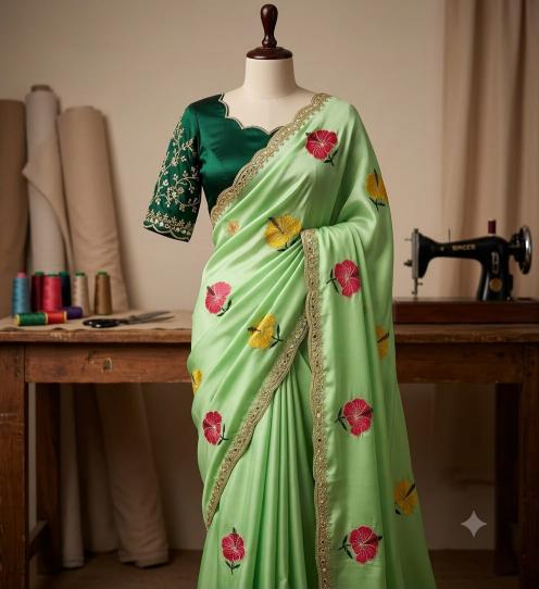 Svara rangoli silk indian saree wholesale